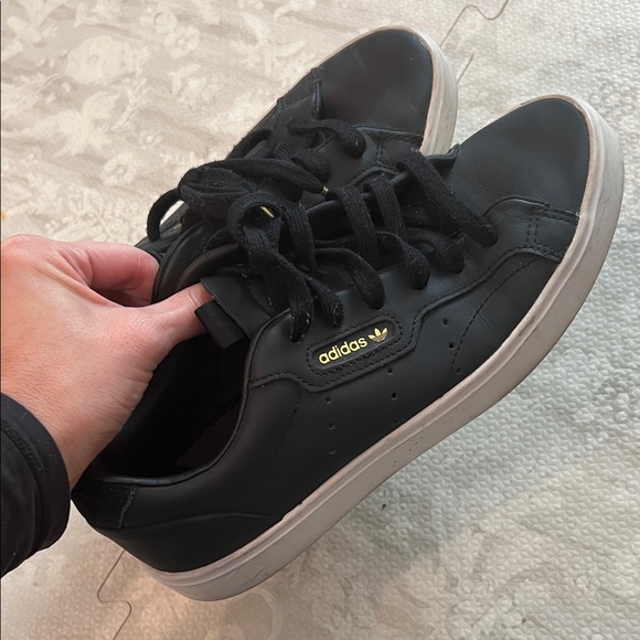 adidas Shoes - Adidas Black and White Casual Sneakers